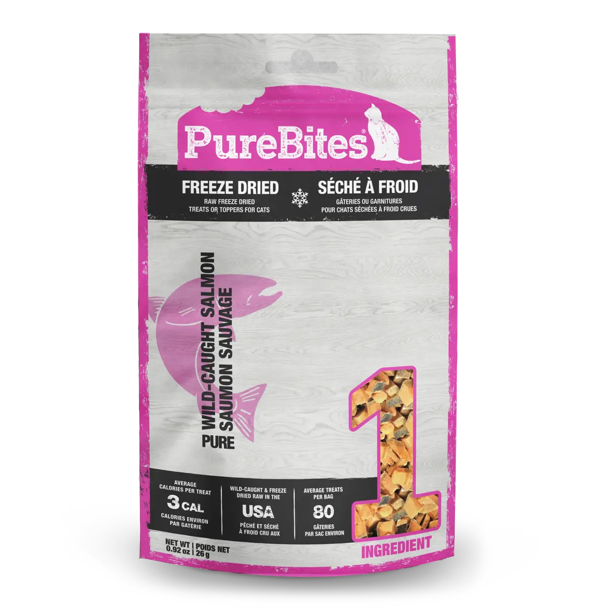 Purebites Freeze Dried Salmon Cat Treats 1