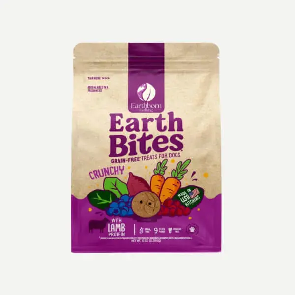 Earthborn Holistic Earthbites Crunchy Lamb Meal Recipe Baked Dog Treats 1