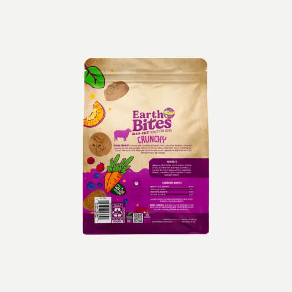 Earthborn Holistic Earthbites Crunchy Lamb Meal Recipe Baked Dog Treats 2