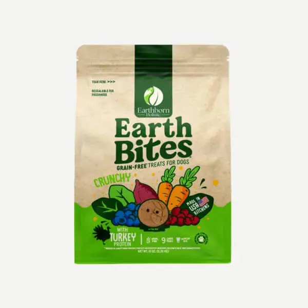 Earthborn Holistic Earthbites Crunchy Turkey Meal Recipe Baked Dog Treats 1