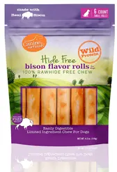 Canine Naturals Hide Free Bison Chews Dog Treat 1