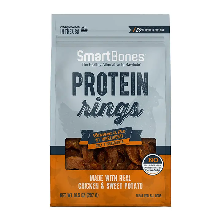 Smartbones Chicken Protein Rings Dog Treats 1
