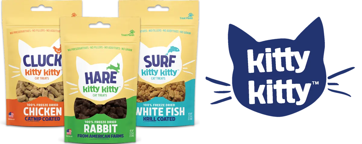 Treat Planet Kitty Kitty Surf 100% Freeze Dried White Fish Cat Treat With Krill Coating 1