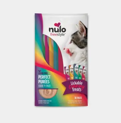 Nulo Freestyle Perfect Purees Variety Pack Grain-Free Lickable Cat Treats 1