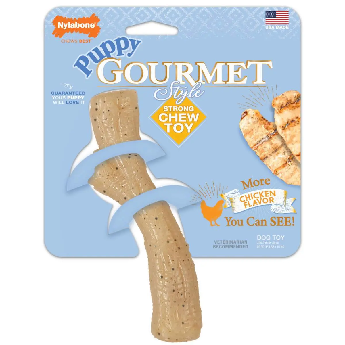 Nylabone Gourmet Style Strong Stick Puppy Chew Toy 1