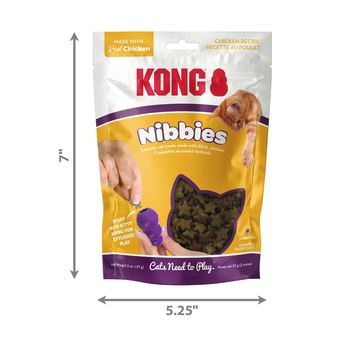 Kong Nibbies Cat Chicken Cat Treats 1