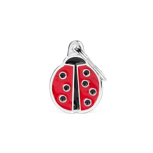 Myfamily Charms Ladybug Id Tag 1