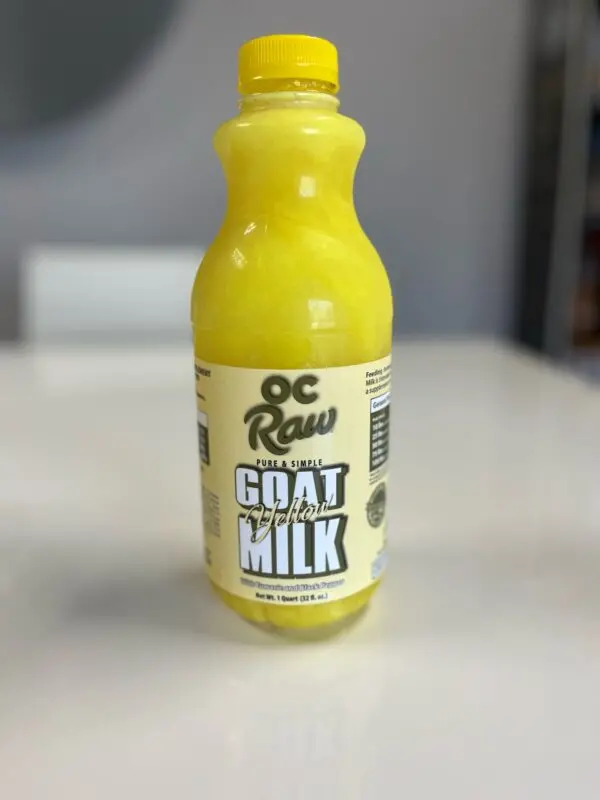 Oc Raw Dog Frozen Yellow Goat Milk 2