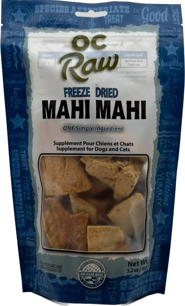 Oc Raw Freeze Dried Mahi Mahi 1