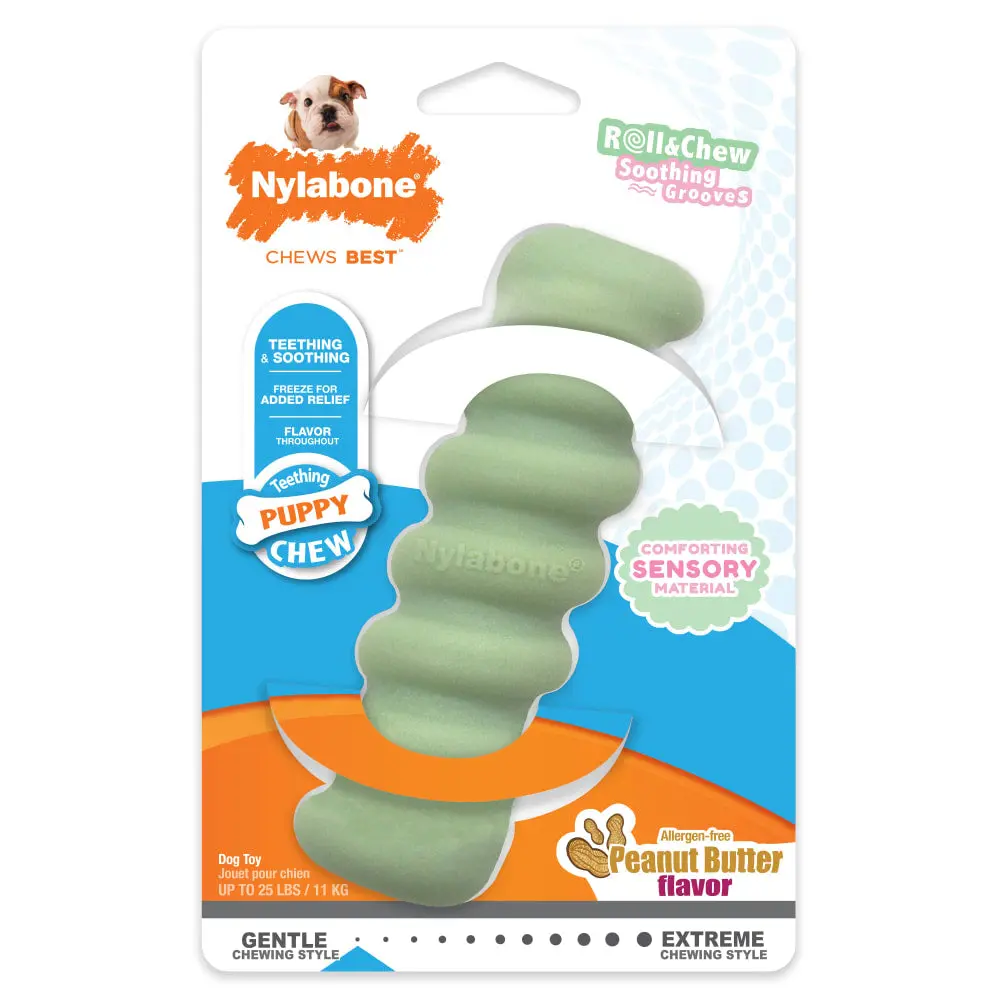 Nylabone Sensory Material Puppy Teething Toy 1