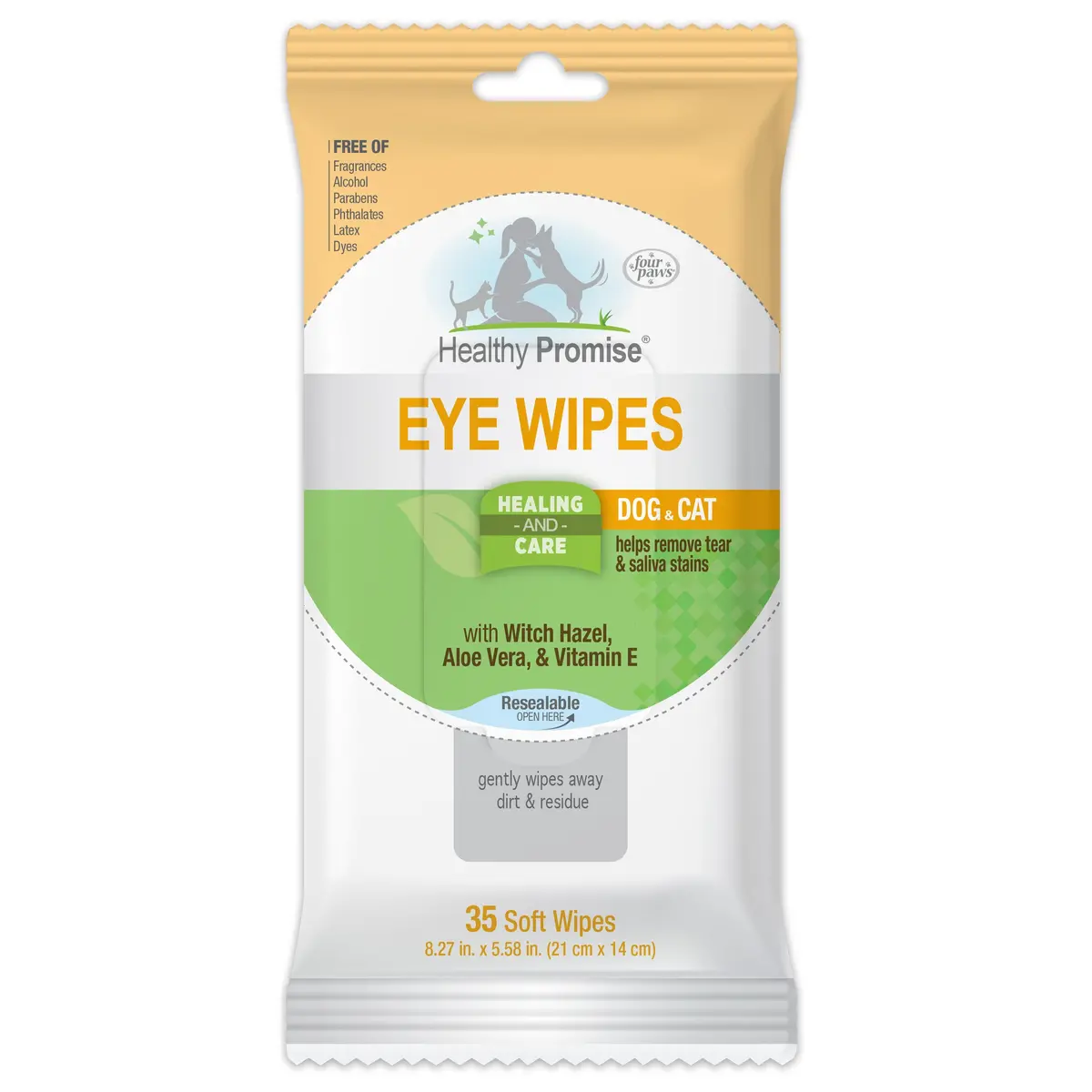 Four Paws® Healthy Promise™ Cat & Dog Eye Wipes 1