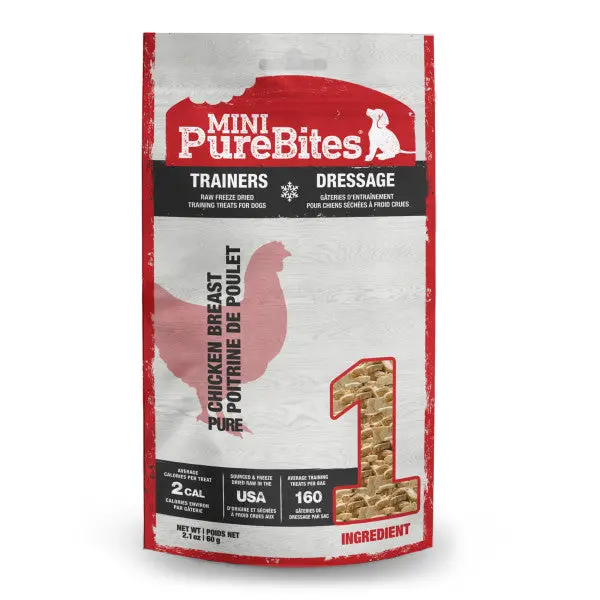 Purebites Chicken Mini-Purebites Dog Treat 1
