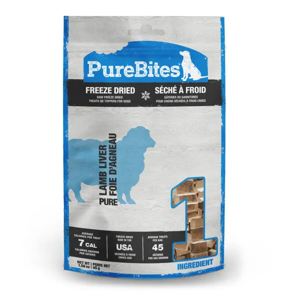 Purebites Lamb Liver Dog Treats 1