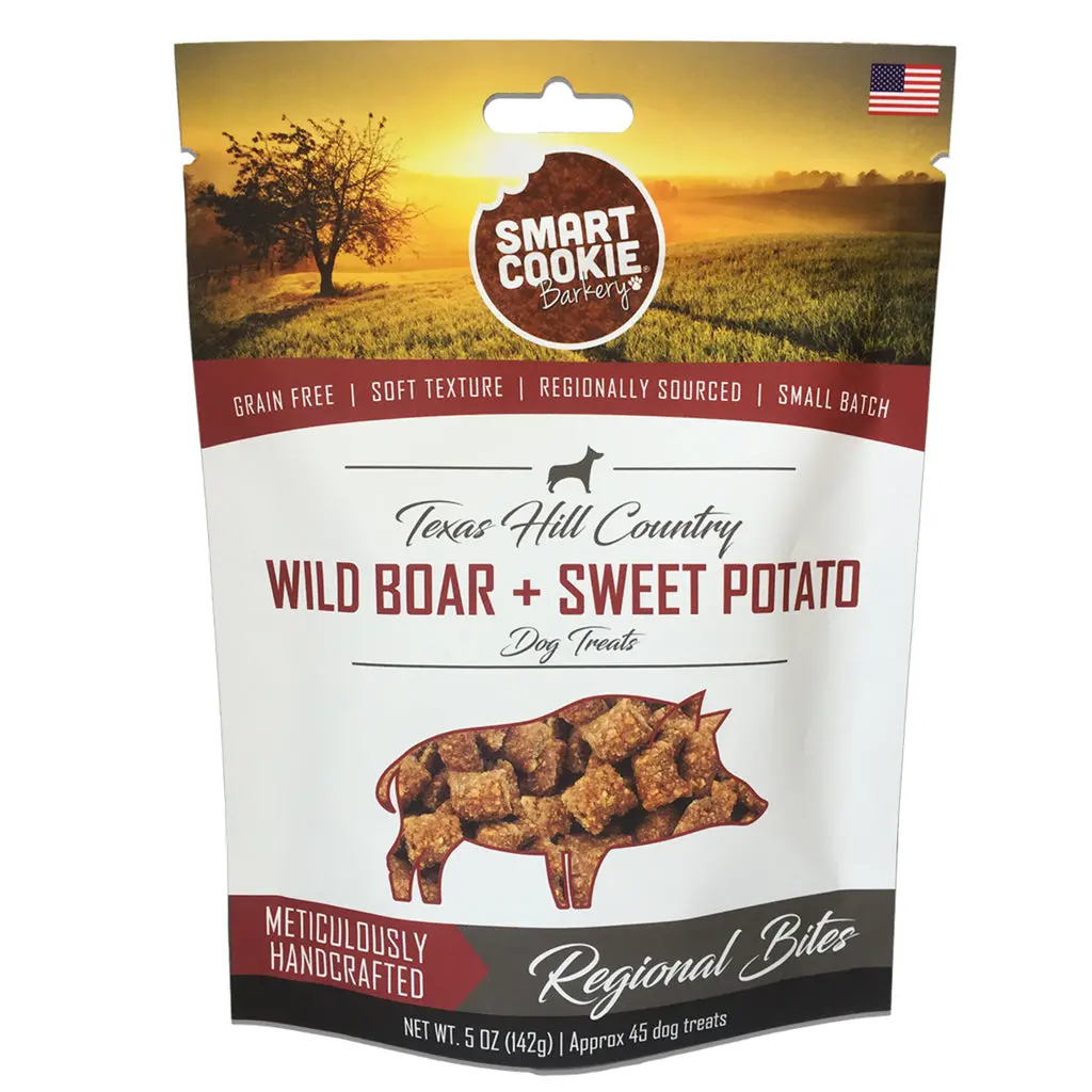 Smart Cookie Wild Boar & Sweet Potato Grain Free Dog Treats For Sensitive Stomachs & Allergies 1