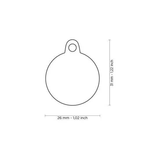 Myfamily Charms Small "I Love Dad" Id Tag 2
