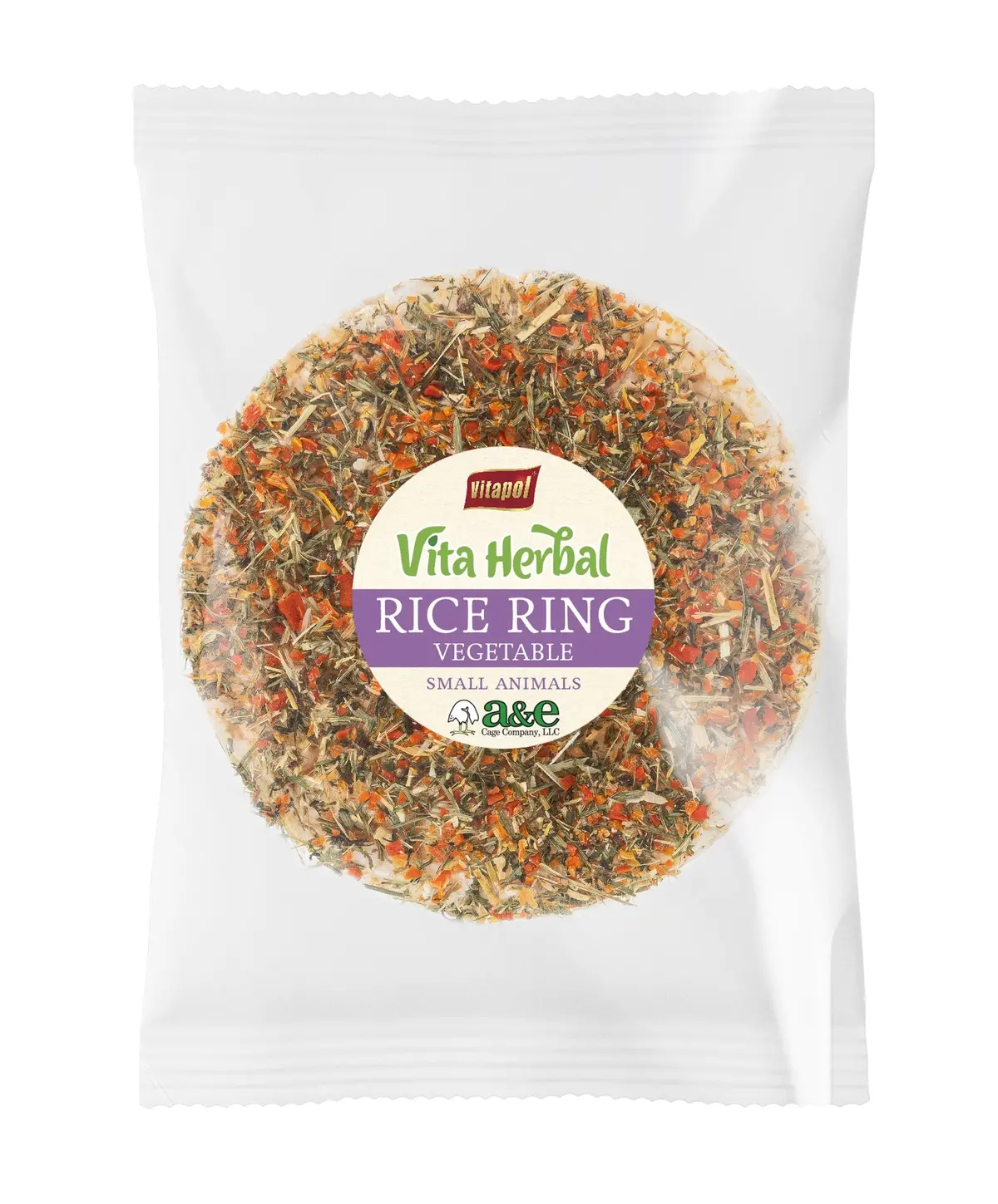 Vitapol Vita Herbal Rice Ring Circle Rice Cake Treats Vegetable 1