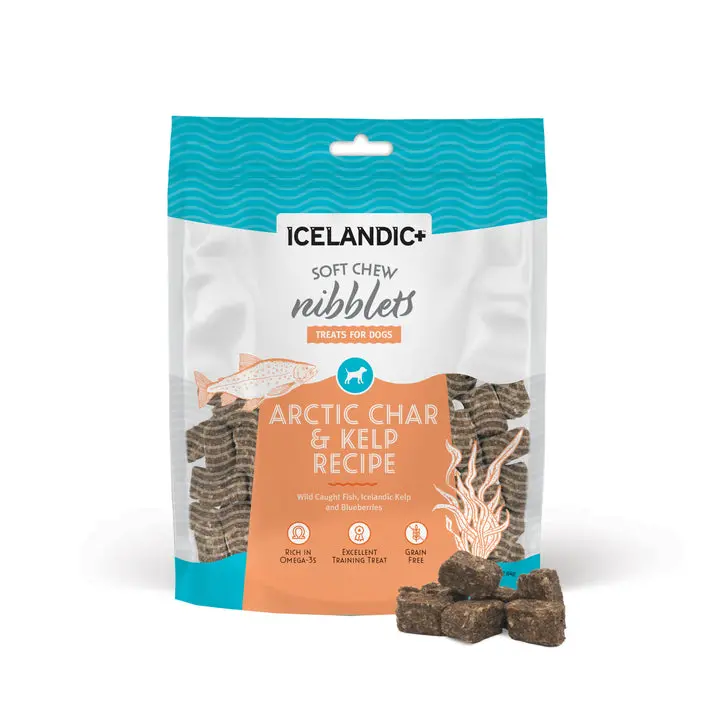 Icelandic+™ Arctic Char & Kelp Soft Chew Nibblets For Dogs 1