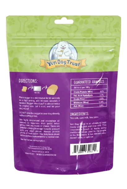Yeti Refill Nuggets For Puff And Play Dog Toys Natural Yak Cheese Treats 2