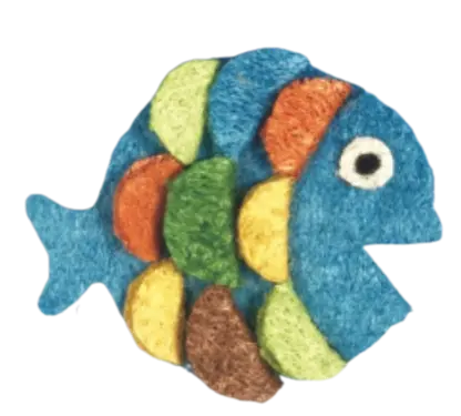 A&E Cage Nibbles Rainbow Fish Small Animal Chew Toy 1