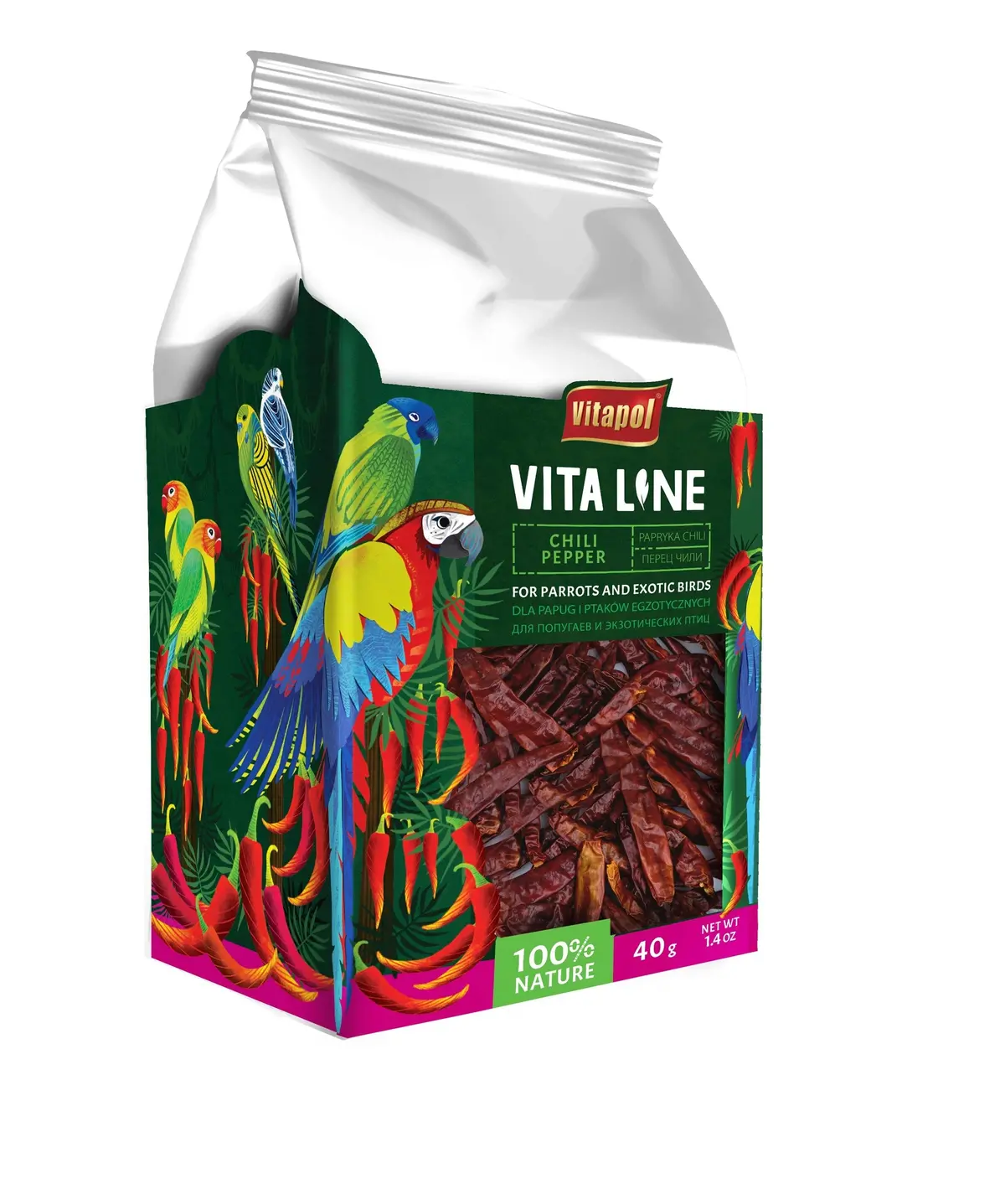 A&E Cage Vitapol 	Vitaline Chili Pepper Parrots & Exotic Birds 1