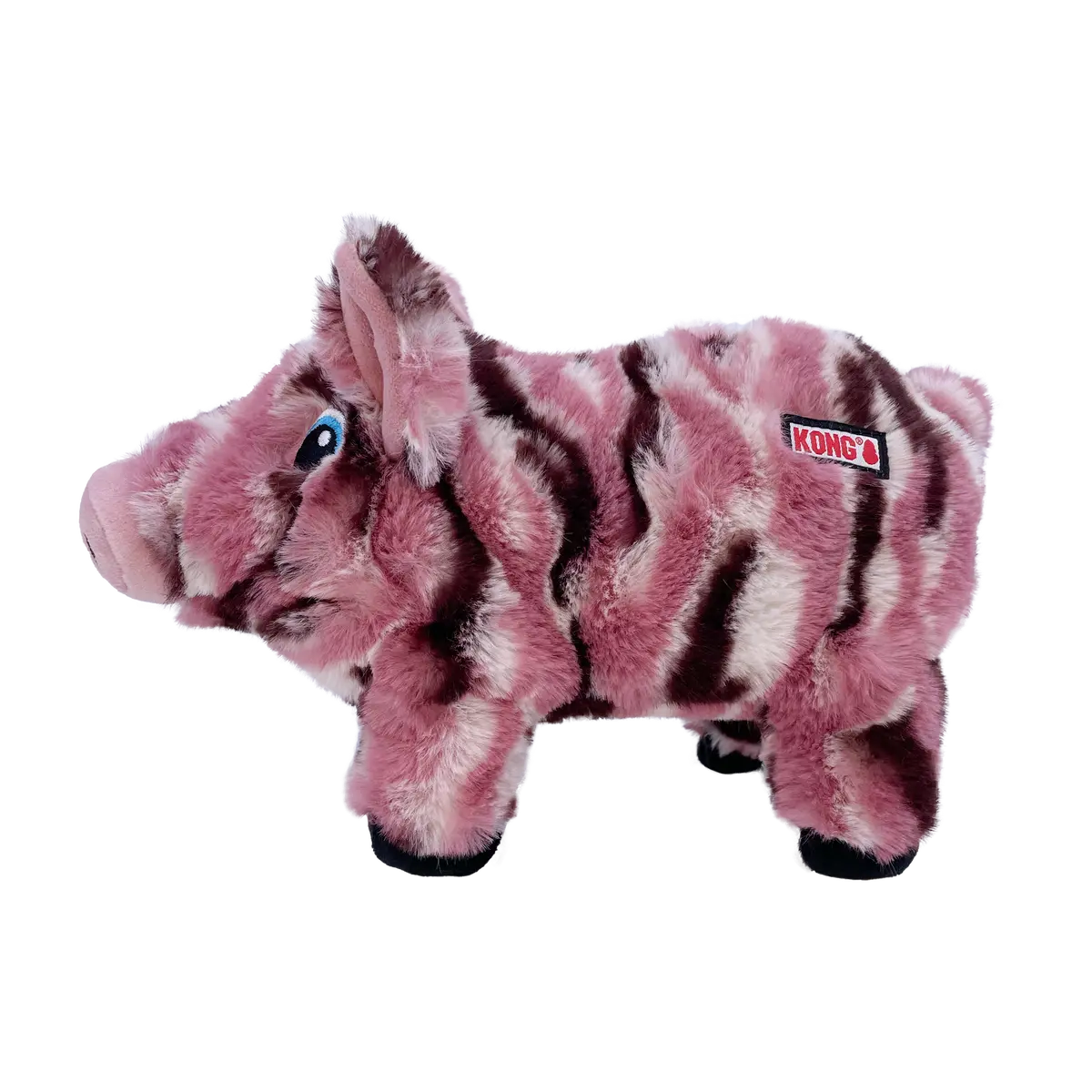 Kong Low Stuff Stripes Pig Dog Toy 1