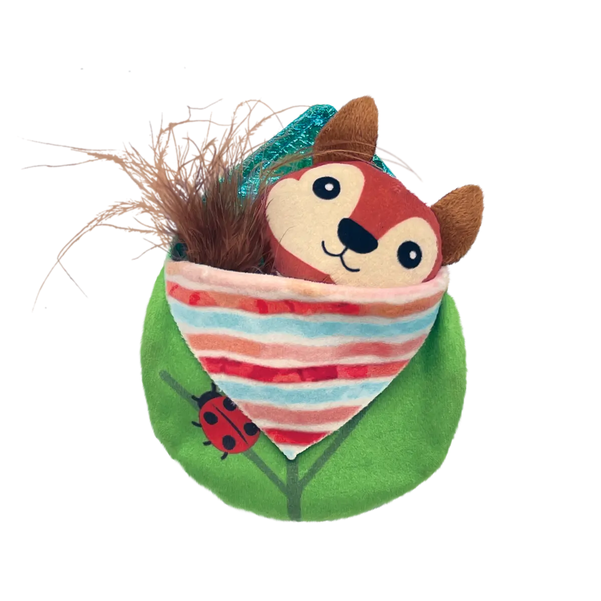Kong Pull-A-Partz Tuck Catnip Cat Toy 1