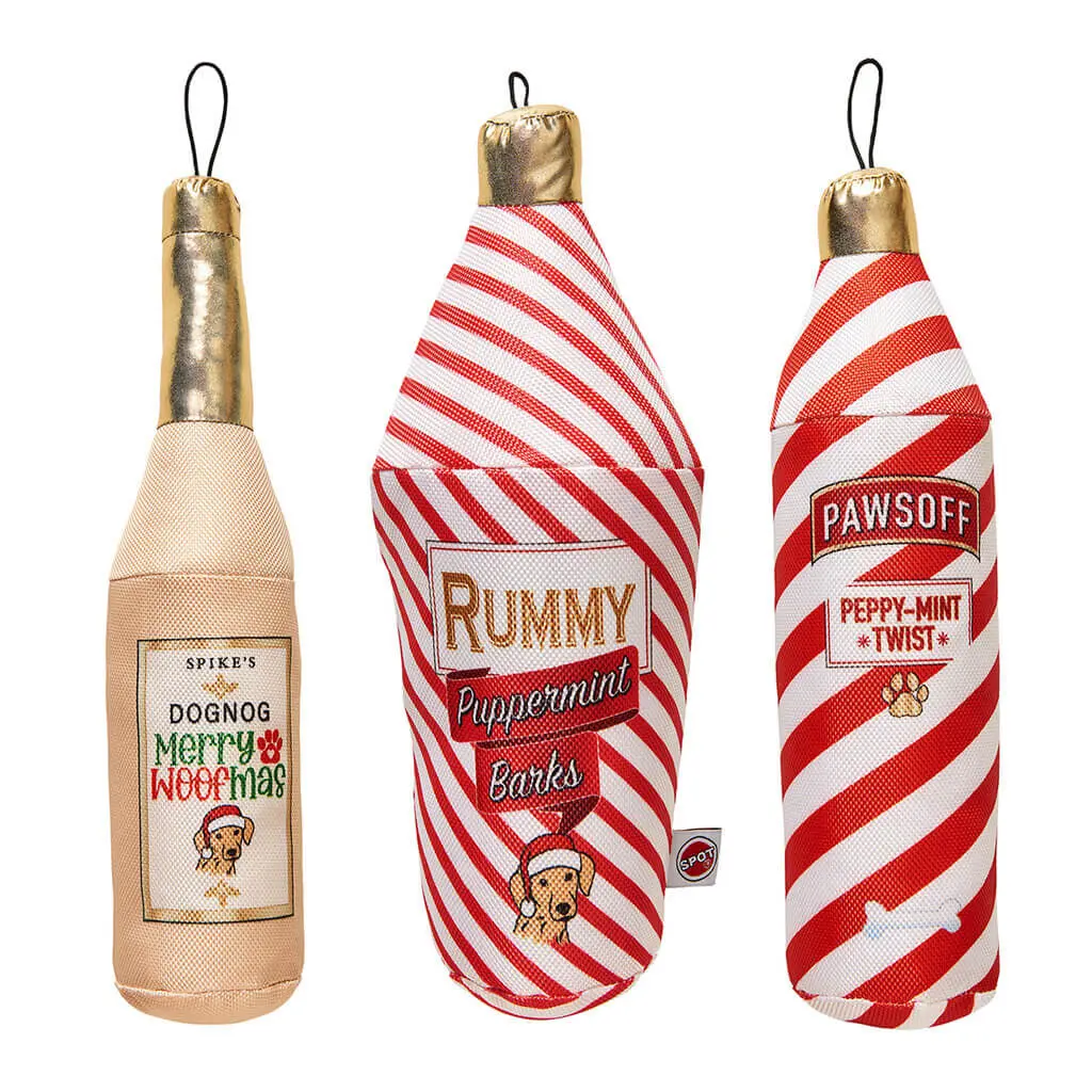 Spot Holiday Fun Food Drinks Assorted Dog Toy 1