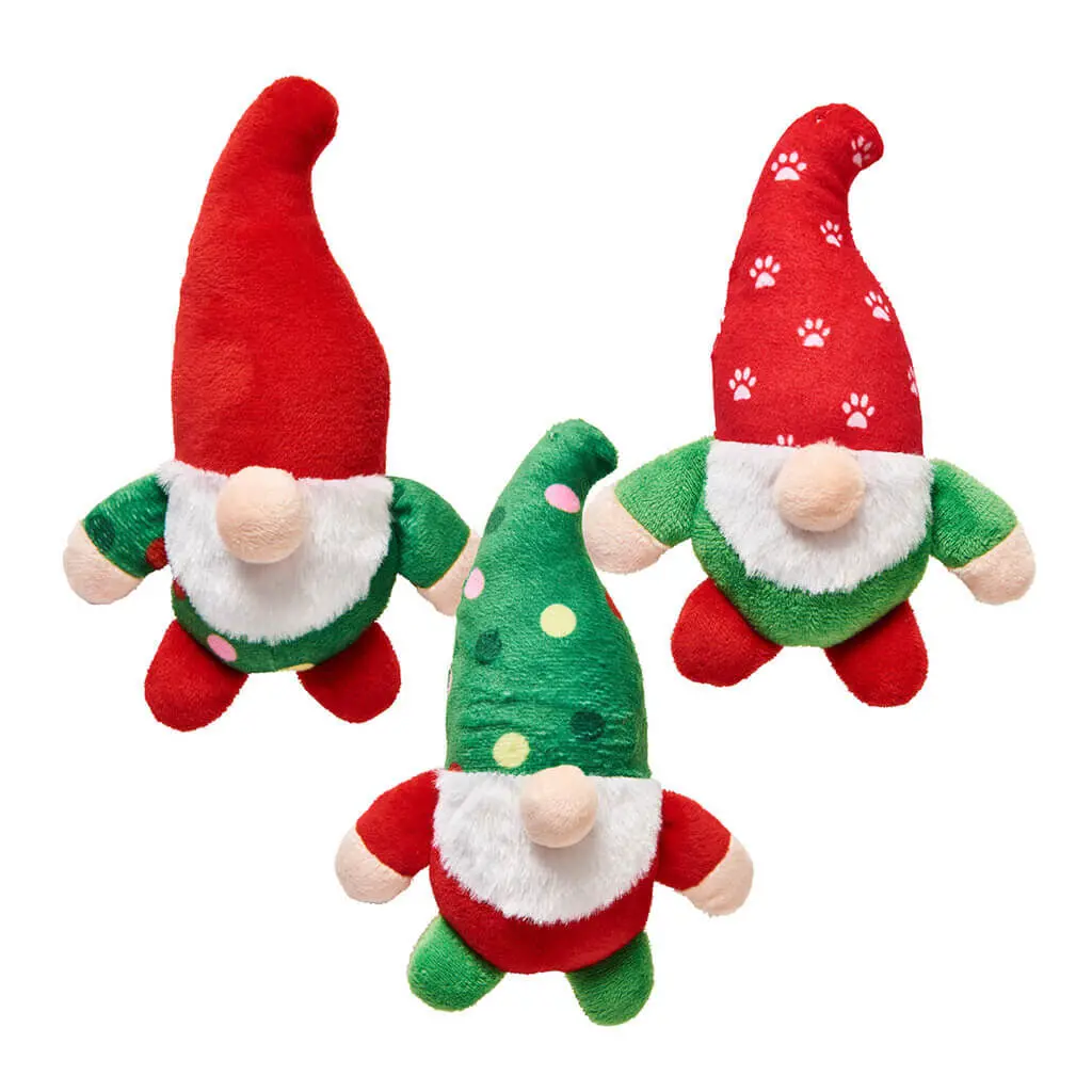 Spot Holiday Gnome Toys Assorted Dog Toy 1
