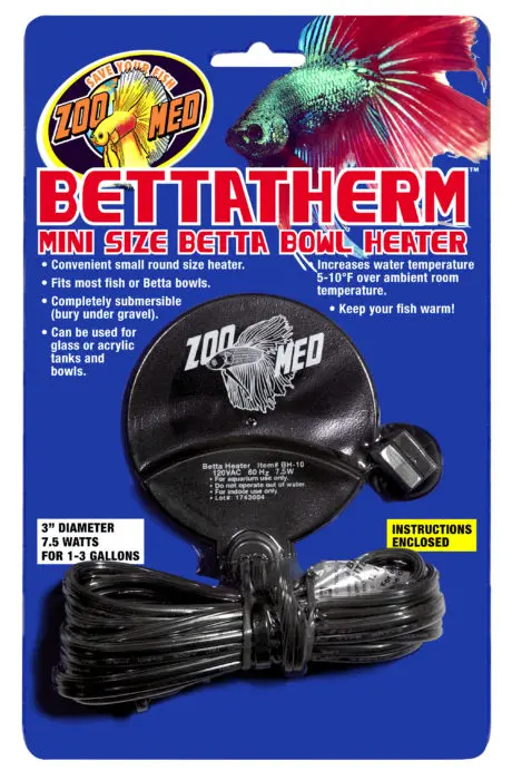 Zoo Med Bettatherm™ Mini Size Betta Bowl Heater 1