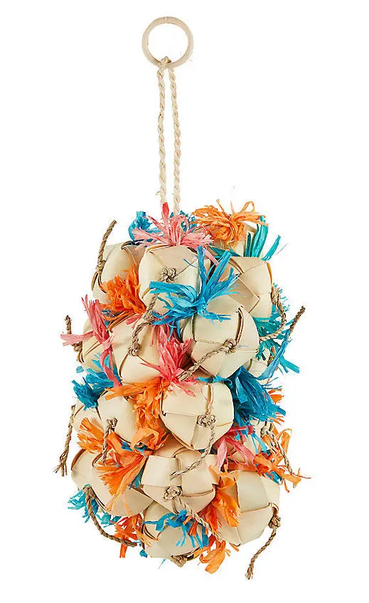A & E Cage Happy Beaks Crunchy Grapes Bird Toy 1