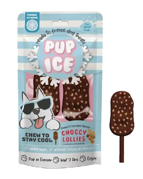 Ethical Pet Choccy Lollies Chocolate & Peanut Butter Flavor Dog Treats 1