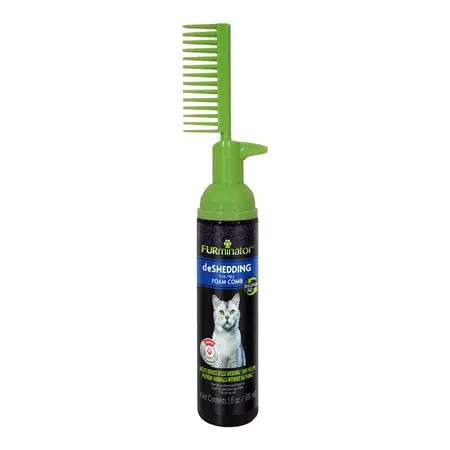 Furminator® Tub-Free Deshedding Foam Comb For Cats 1