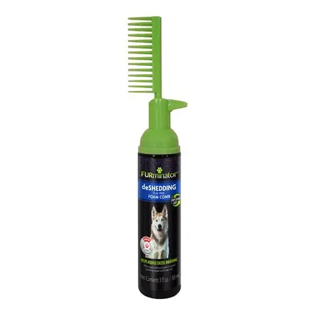 Furminator® Tub-Free Deshedding Foam Comb For Dogs 1