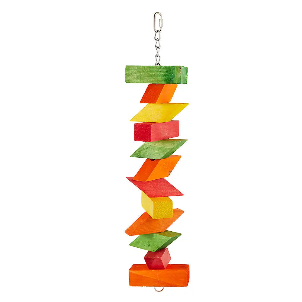 A&E Cage Happy Beaks Block Craze Bird Toy 1