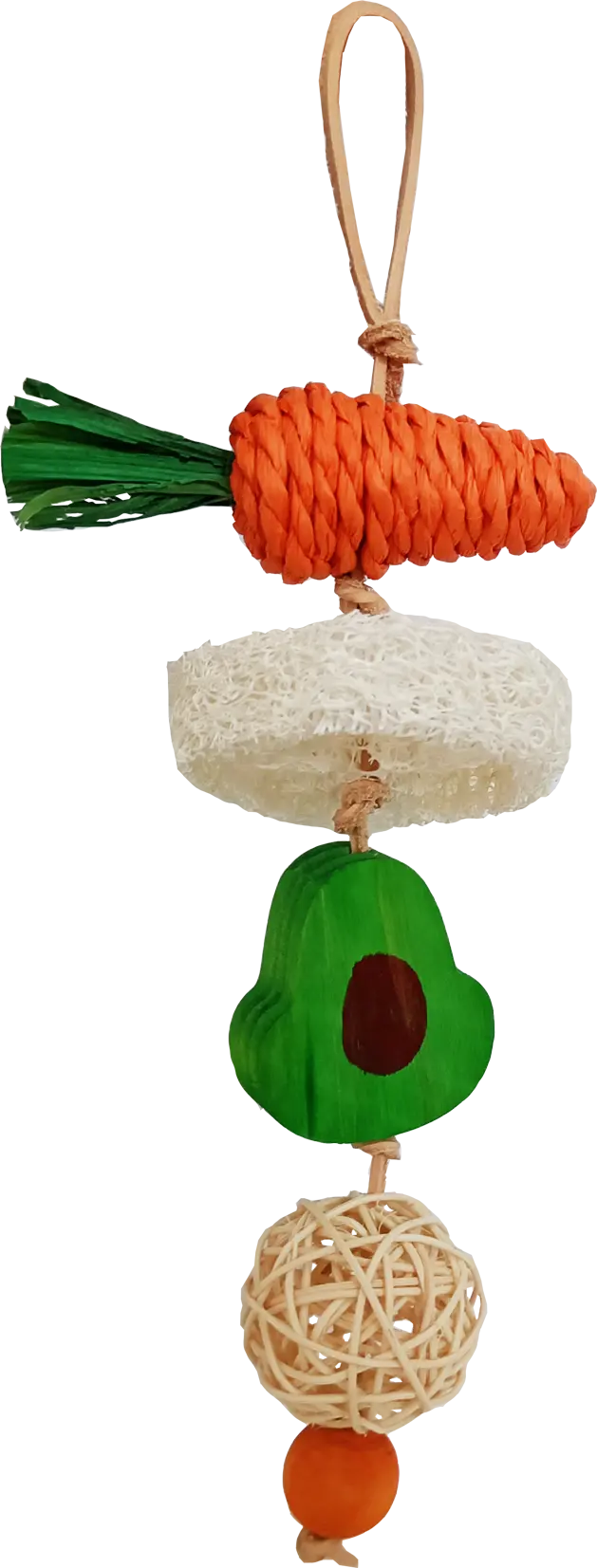 A&E Cage Nibbles Garden Kabob Small Animal Chew Toy 1