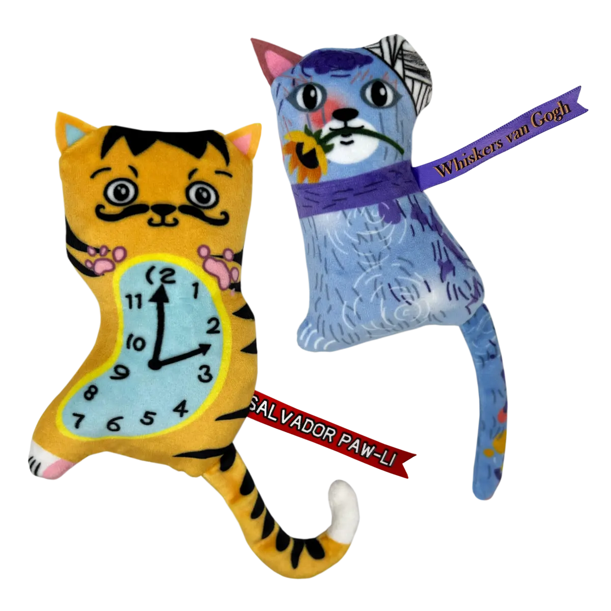 Kong Artz Picasso / Van Gogh Catnip Cat Toy 2 Pack 1