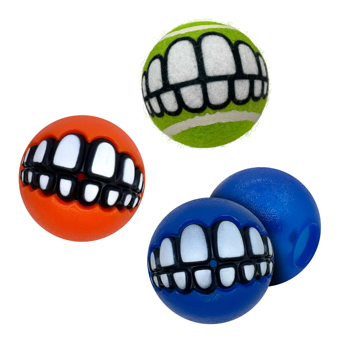 Kong Grinz By Rogz Variety 3-Pk Dog Toy 1