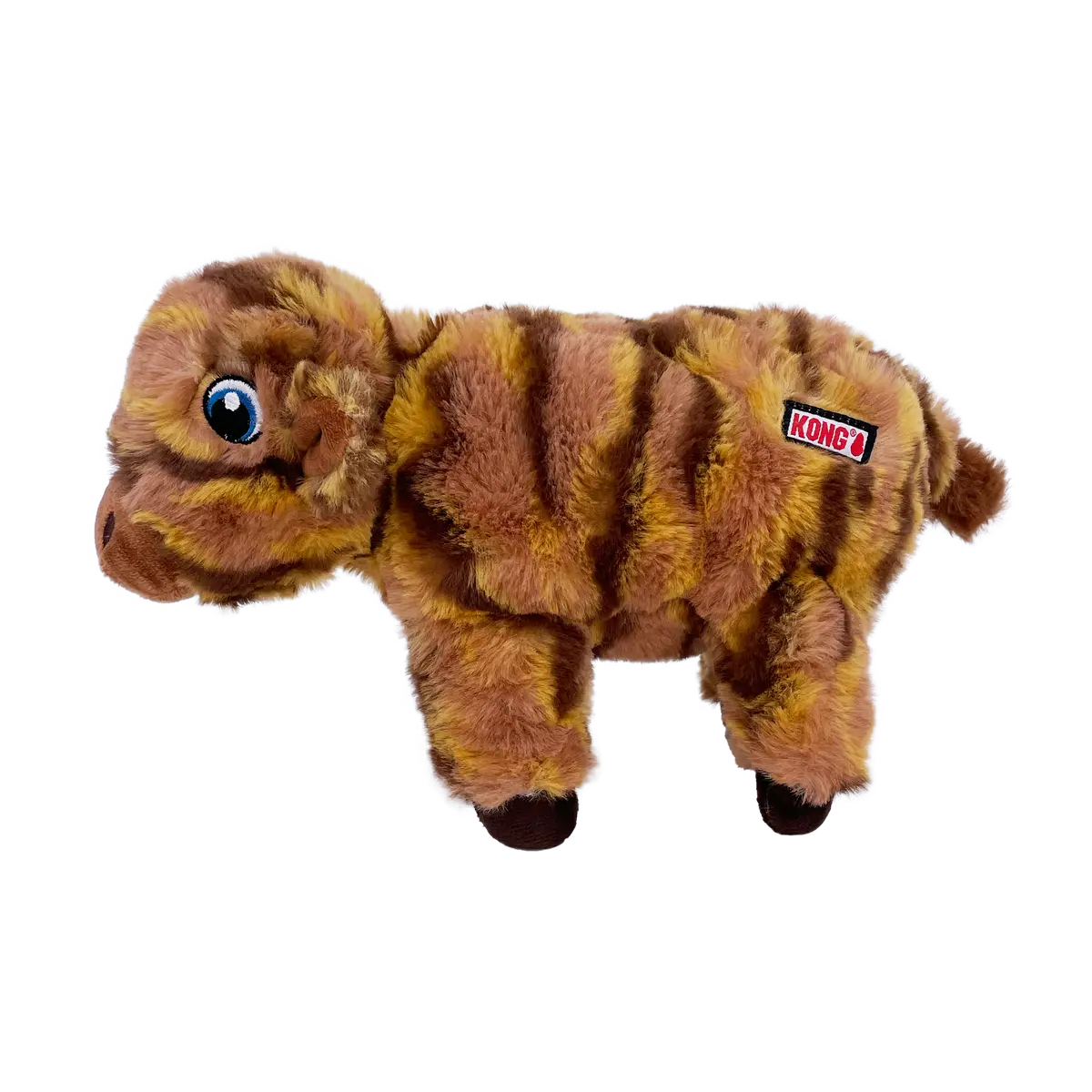 Kong Low Stuff Stripes Cow Dog Toy 1