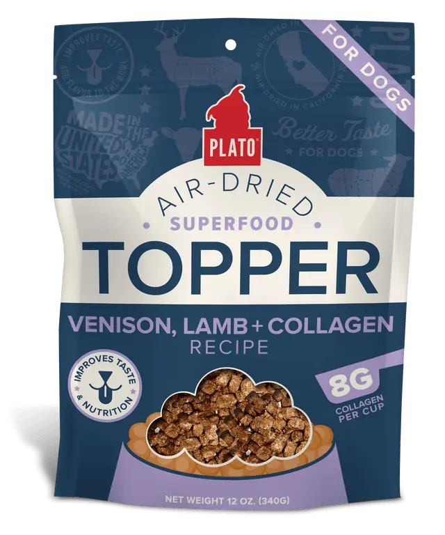 Plato Venison, Lamb & Collagen Food Topper Recipe For Dogs 1