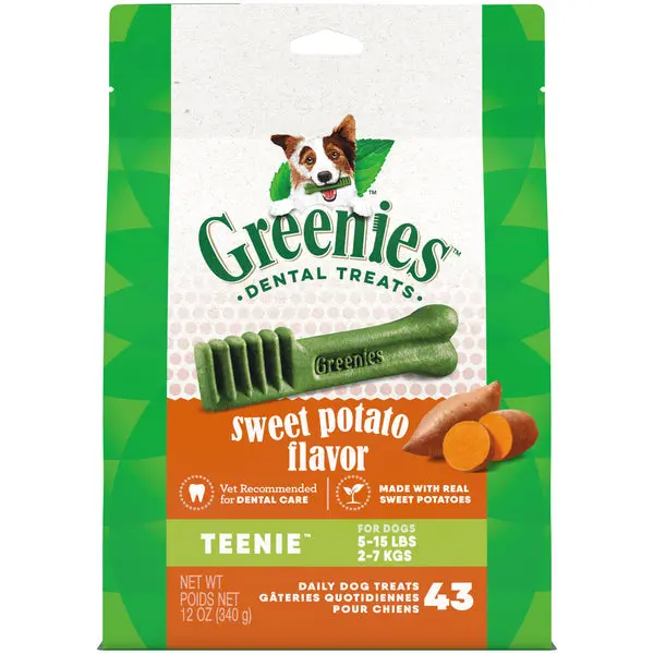 Greenies Sweet Potato Flavored Teenie Dental Treats 1