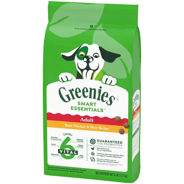 Greenies Smart Essentials Adult High Protein Dry Dog Food Real Chicken & Rice Recipe 2