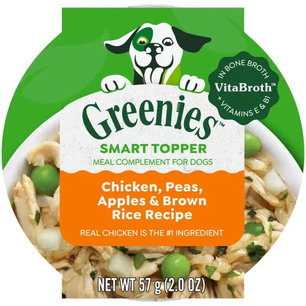 Greenies Smart Topper Wet Mix-In For Dogs, Chicken, Peas, Apples & Brown Rice Recipe 1