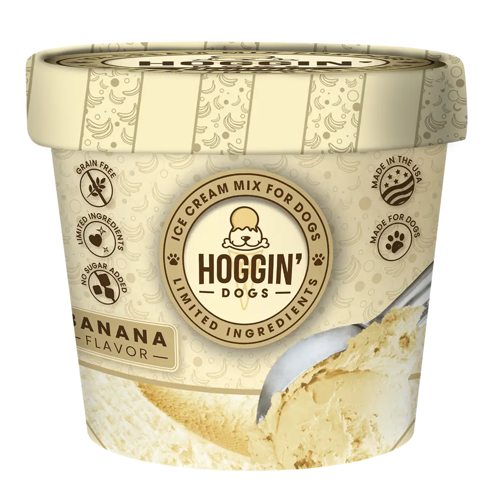 Puppy Cake Hoggin' Dogs Ice Cream Mix - Banana 1