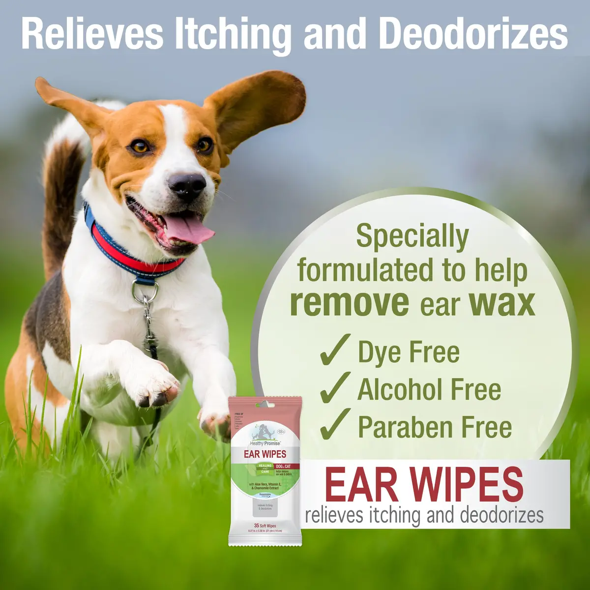 Four Paws® Healthy Promise™ Cat & Dog Ear Wipes 2