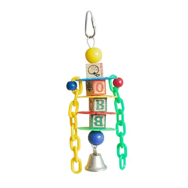 A&E Cage Happy Beaks Petite Learning Blocks Assorted Bird Toy 1