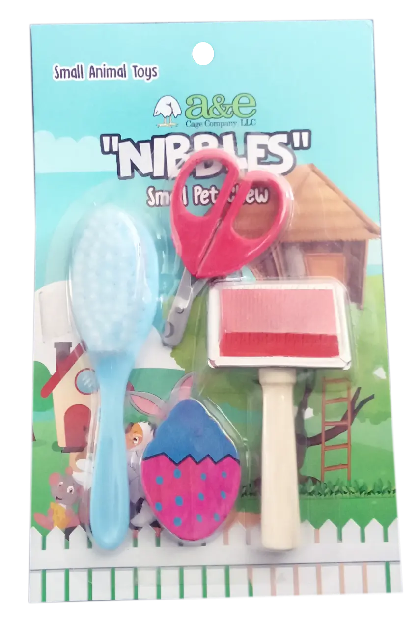 A & E Cage Nibbles Small Animal Grooming Kit 1