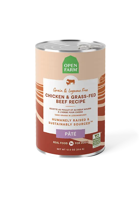 Open Farm Chicken & Grass-Fed Beef Pâté For Dogs 1