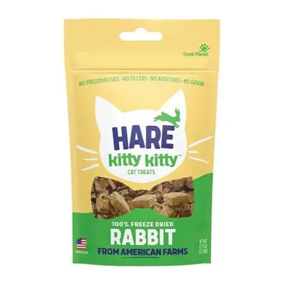 Treat Planet Hare Kitty Kitty™ 100% Freeze-Dried Rabbit Cat Treats 1