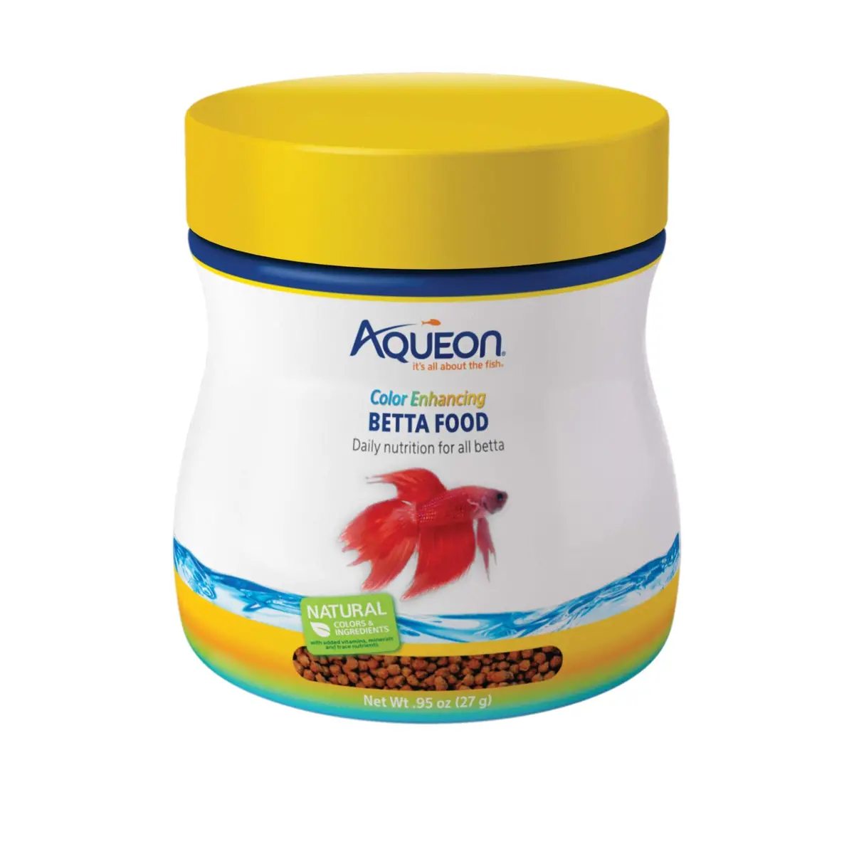 Aqueon Betta Food Color Enhancing 1