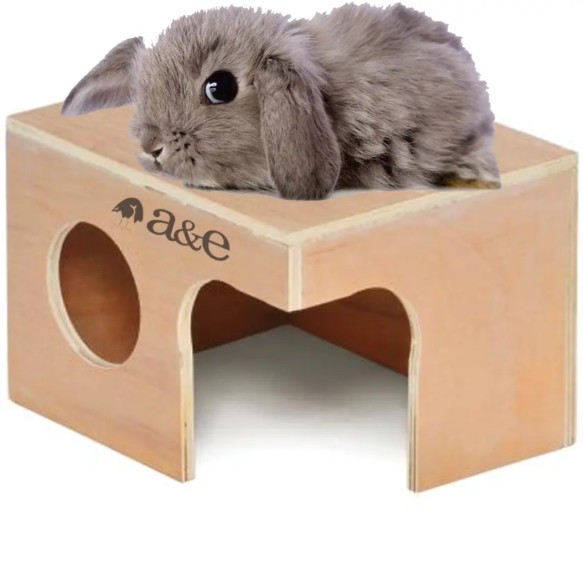 A & E Cage Pet Hut Hideouts Rabbit Hut - Extra Large 1